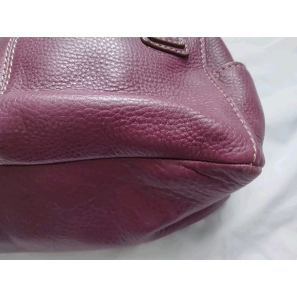 Fossil Purple Leather Shoulder Bag - Picture 4 of 11